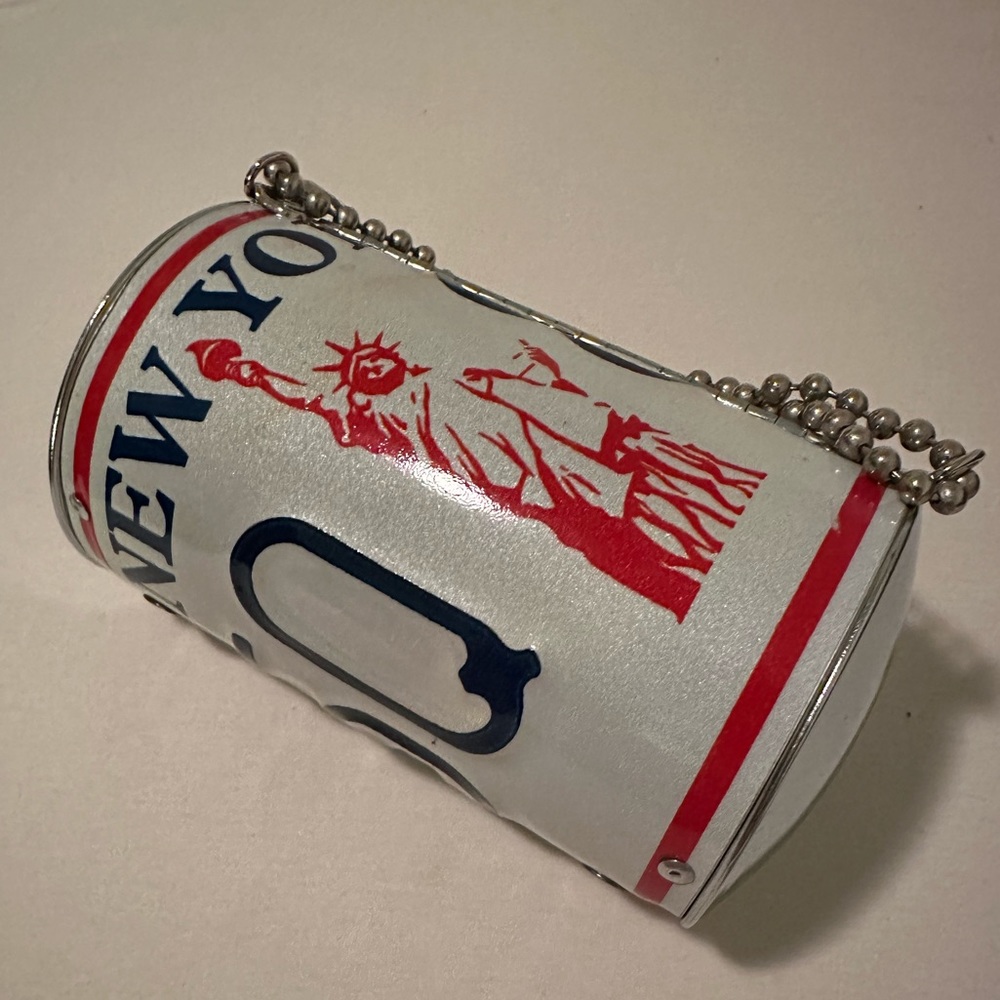 Y2K recycled license plate purse